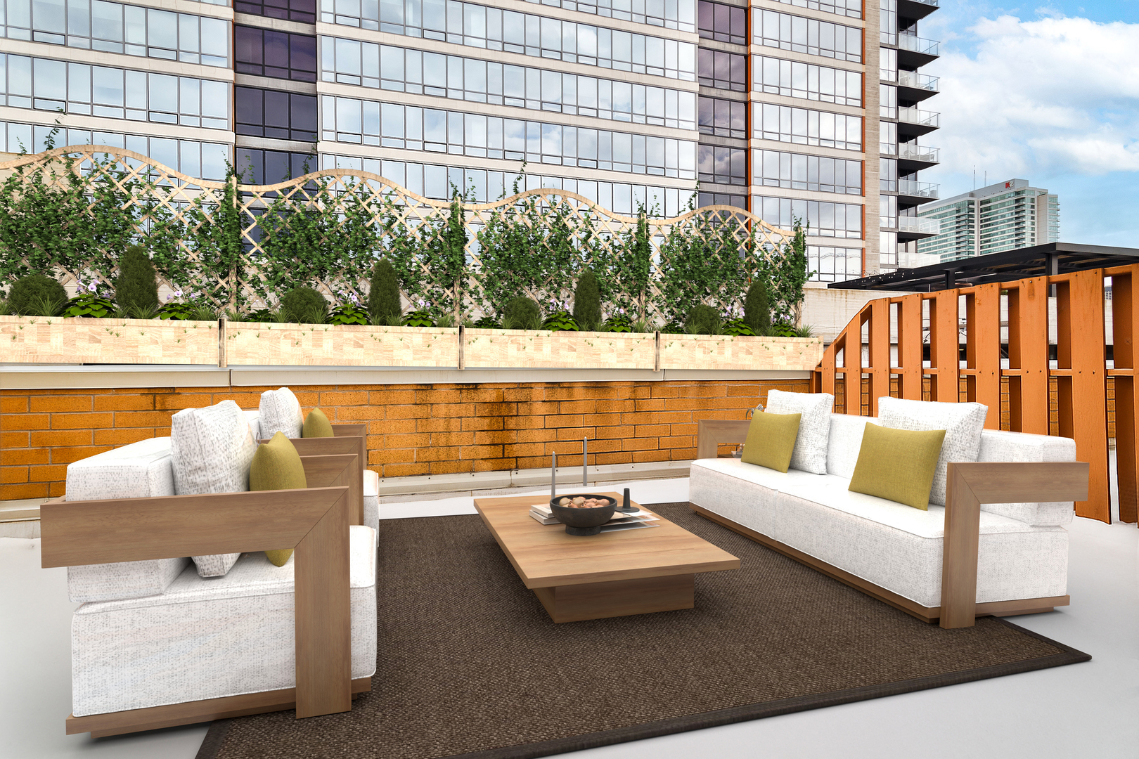 849 West Ohio Street, Unit 8 Chicago, IL 60642 - Photo 15 of 20 a outdoor living space with patio furniture