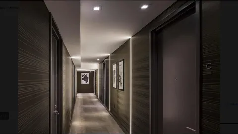 a view of a bathtub in a room