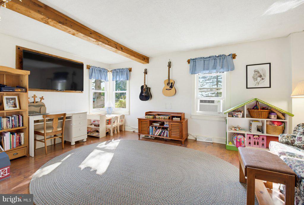 Living room with tons of natural light