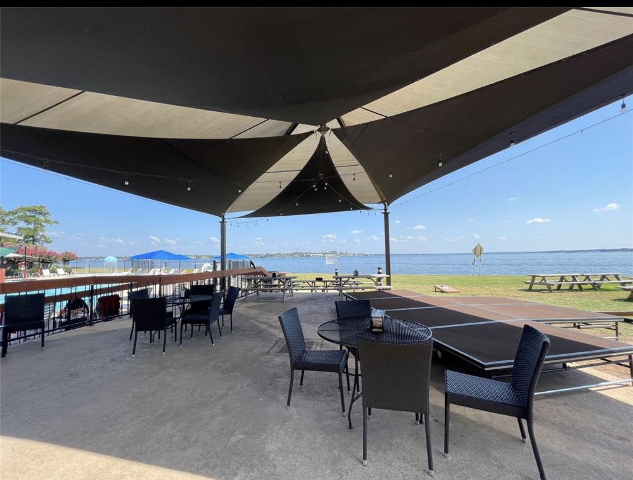 12900 Walden Road, Unit 216B Montgomery, TX 77356 - Photo 37 of 44 Outdoor Dining at Break Water Grill - Walden on Lake Conroe