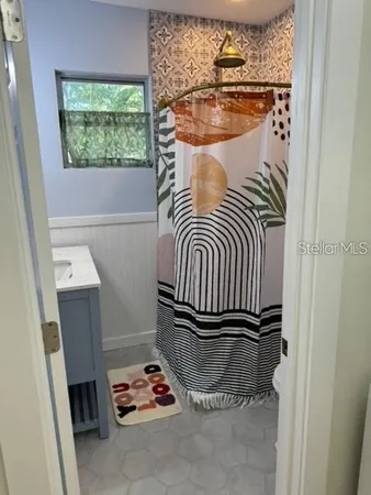 a close view of sink and chair