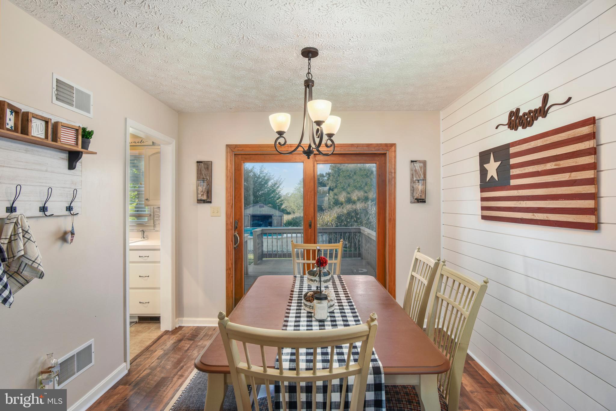 247 Rock Church Road Elkton, MD 21921 - Photo 7 of 31 Separate dining area with slider doors to the deck