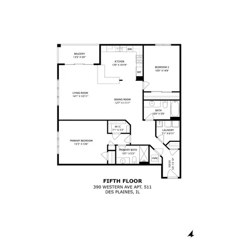 $375,000 | 390 Western Avenue, Unit 511, Des Plaines, IL 60016