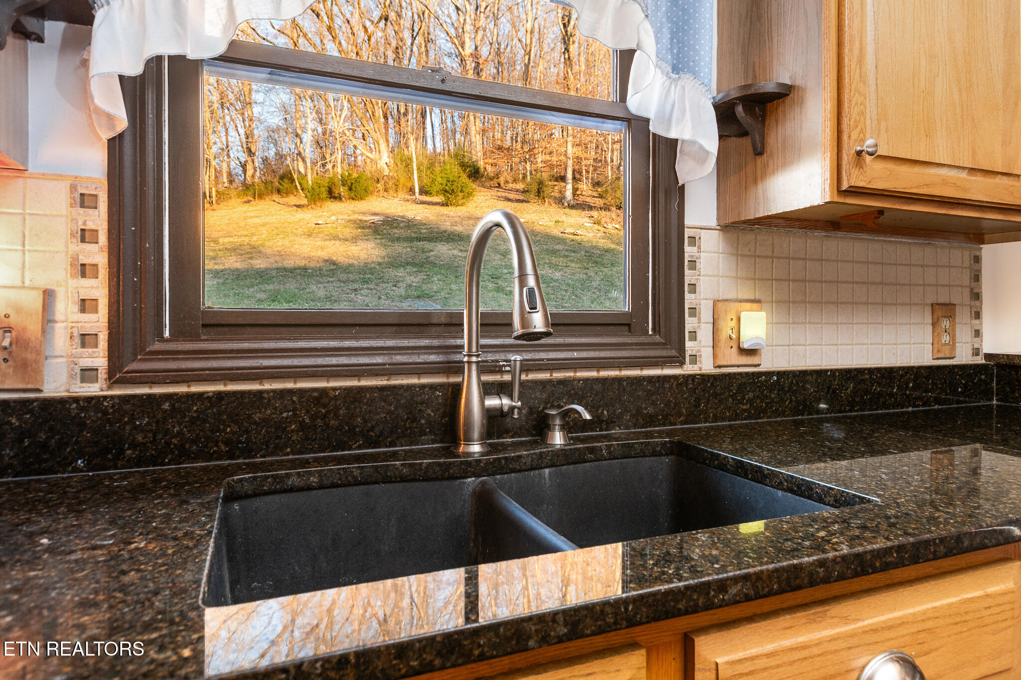227 Lone Ridge Lane Clinton, TN 37716 - Photo 16 of 58 Kitchen sink with a view