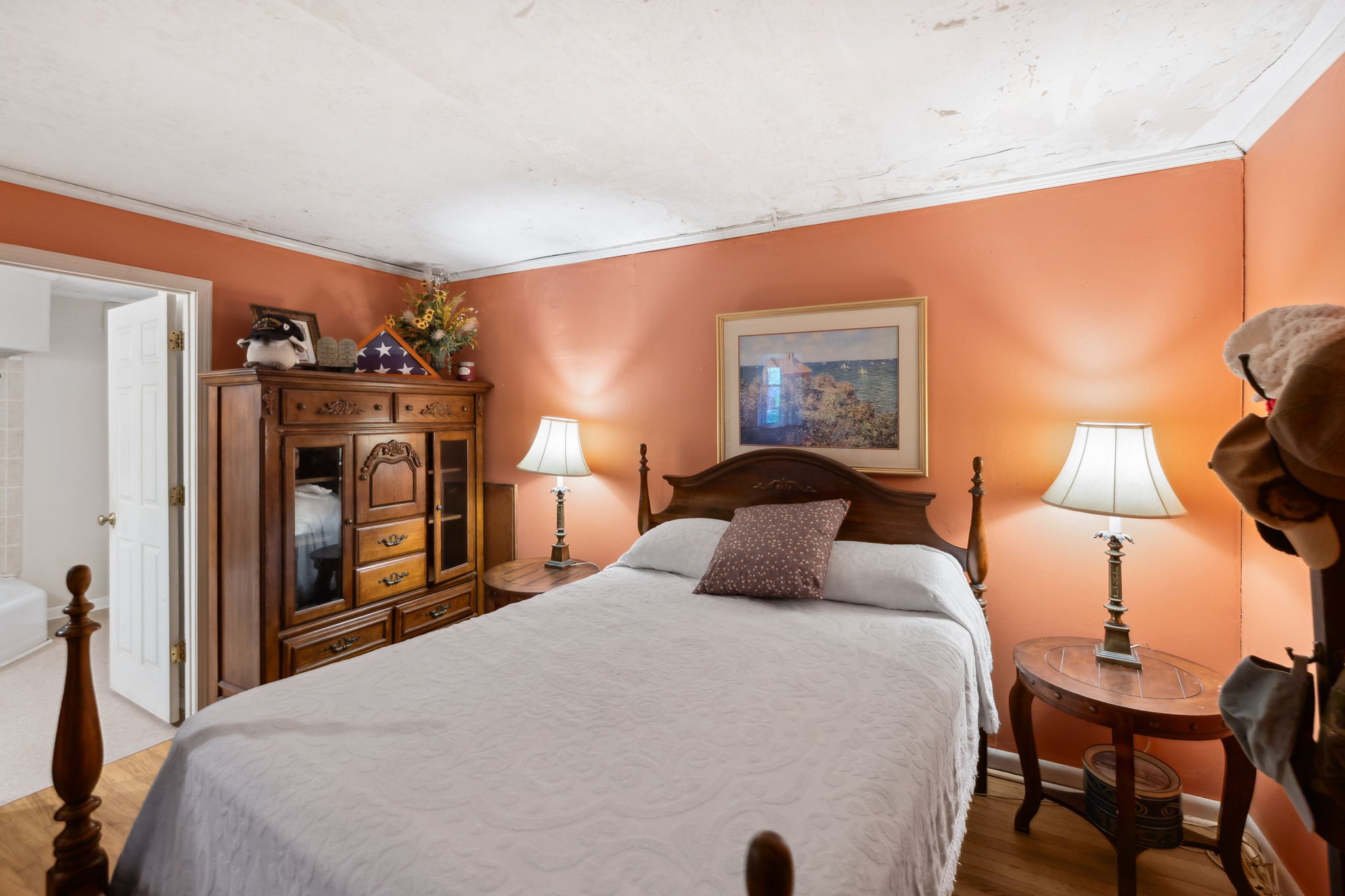 503 West 4th Avenue Springfield, TN 37172 - Photo 22 of 32 a bedroom with a bed and a tv on table