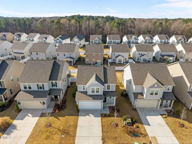 a city view with tall buildings