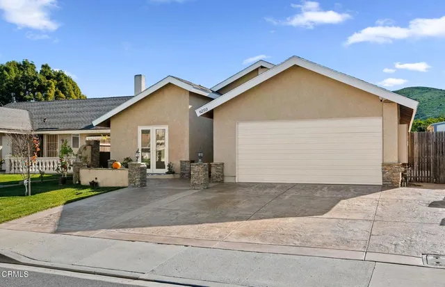 a view of a house with a patio