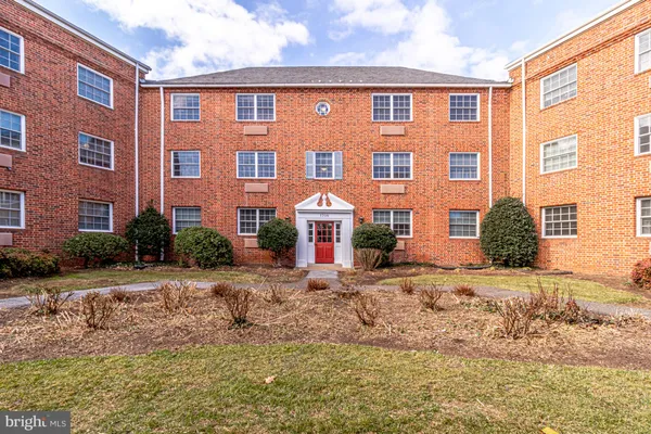 a front view of a building