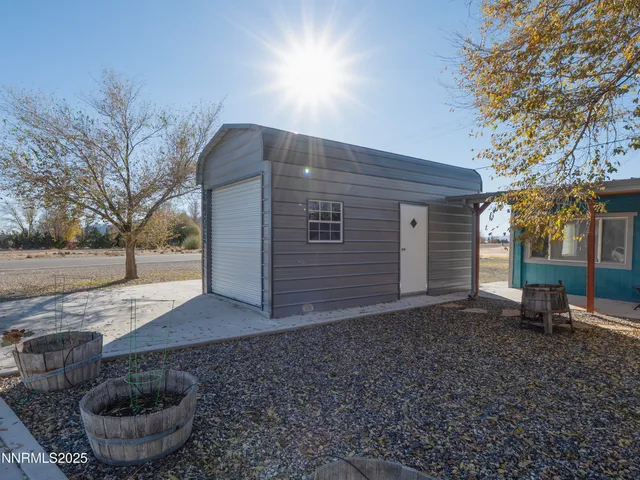 a house view with a outdoor space