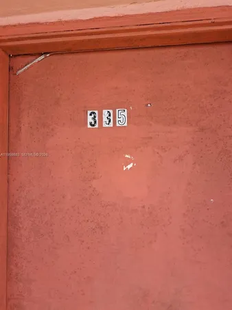 a view of a door