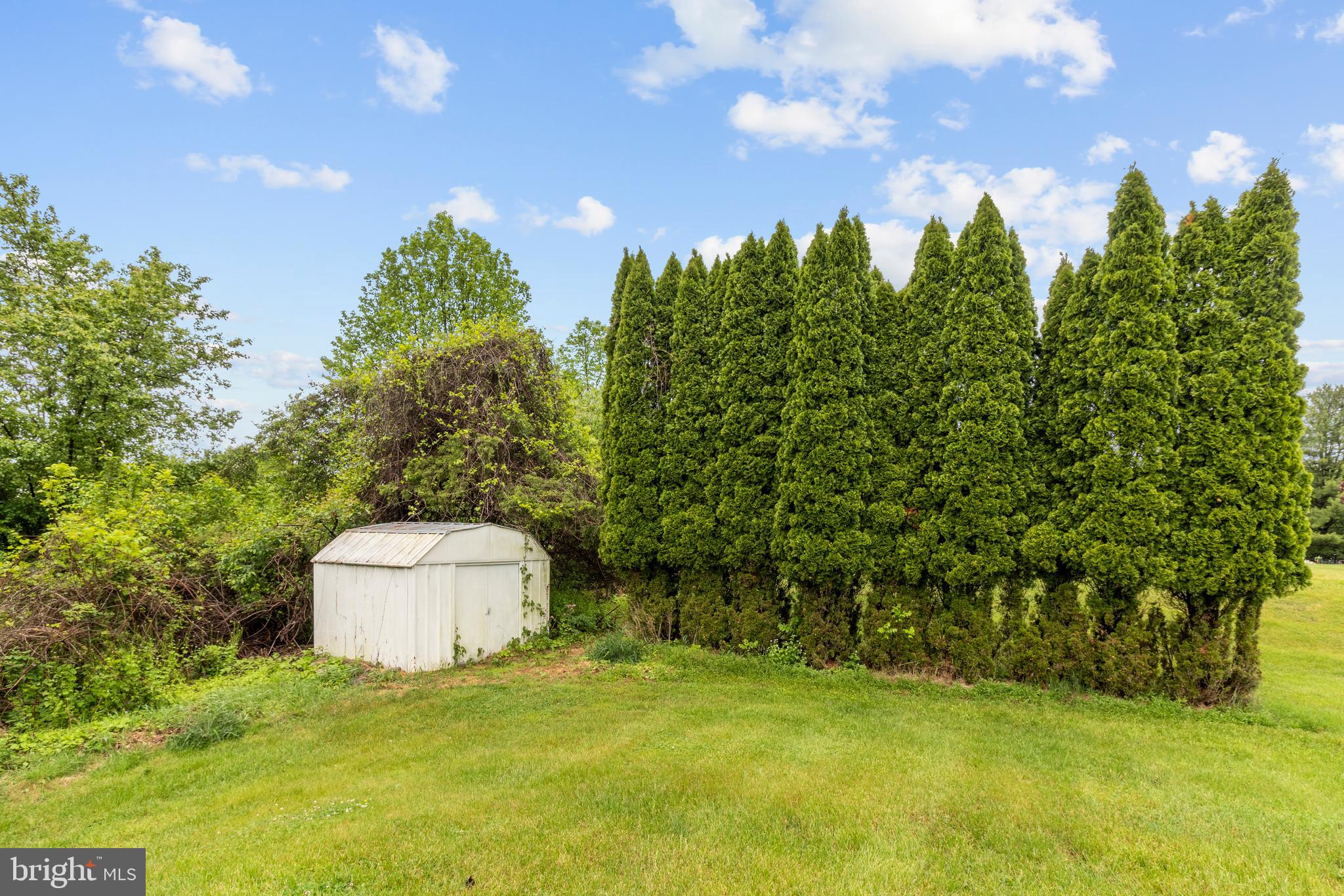 195 Firecreek Road Newtown, PA 18940 - Photo 5 of 23 Back Yard with Storage Barn