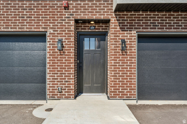 254 North Main Street Bountiful, UT 84010 - Photo 25 of 45 View of exterior entry featuring brick siding