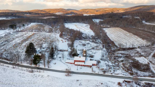 a view of a backyard of a house