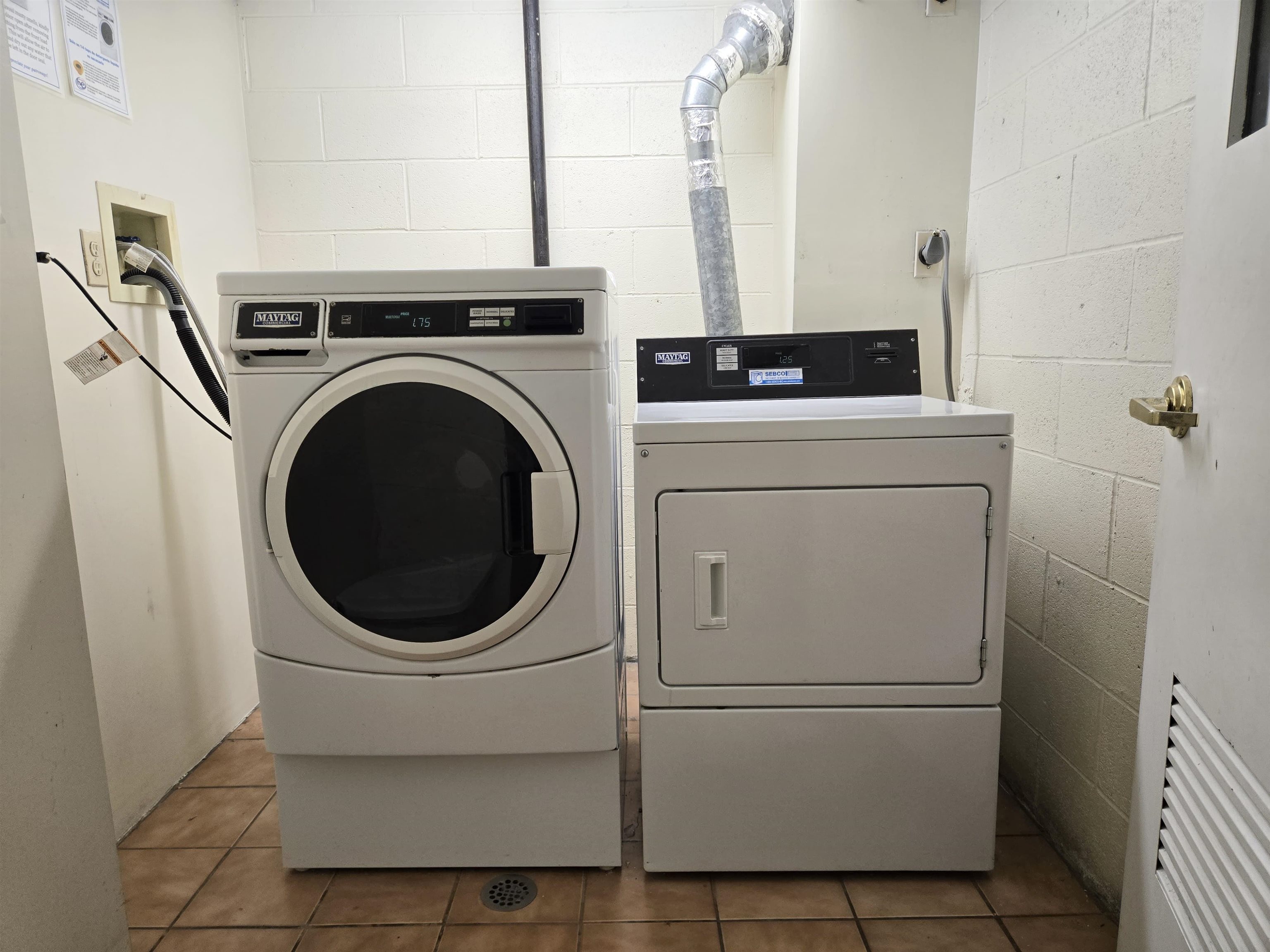 55 Clinton Place, Unit 308 Hackensack, NJ 07601 - Photo 19 of 19 a utility room with dryer and washer