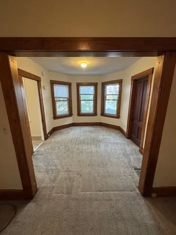 a view of livingroom with a fireplace