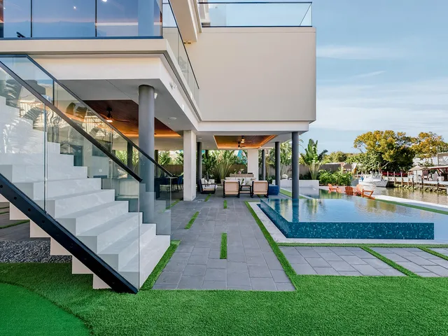 a view of an entryway front of house
