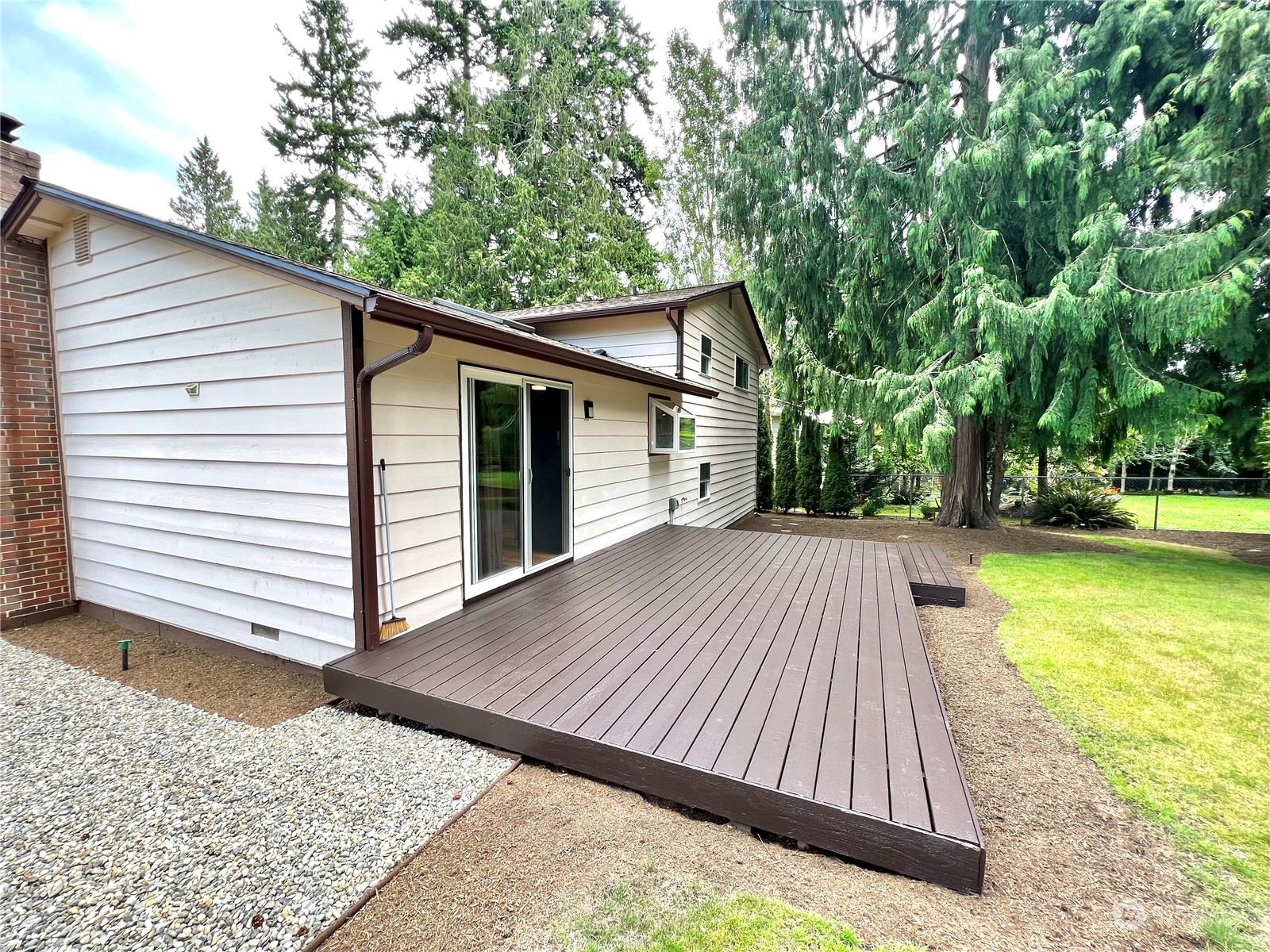 8 156th Place Southwest Bothell, WA 98012 - Photo 19 of 33 a view of backyard with a deck