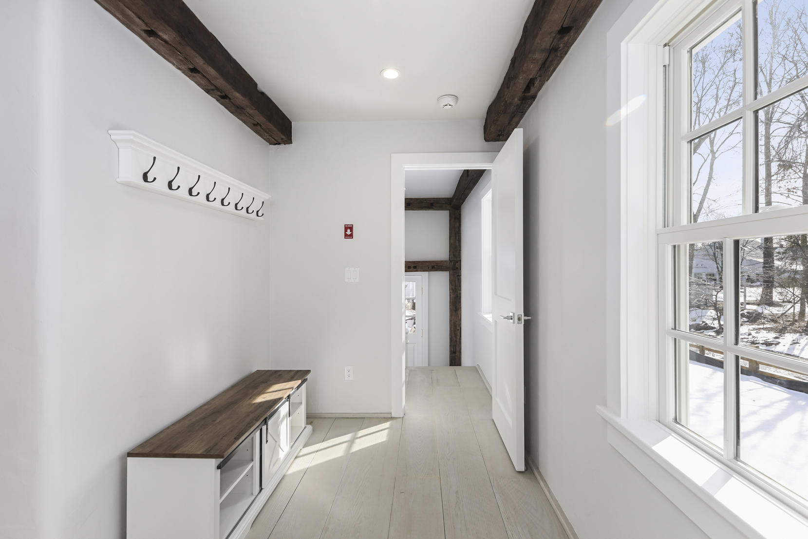 25 Brookside Road Darien, CT 06820 - Photo 13 of 30 a view of an entryway with wooden floor