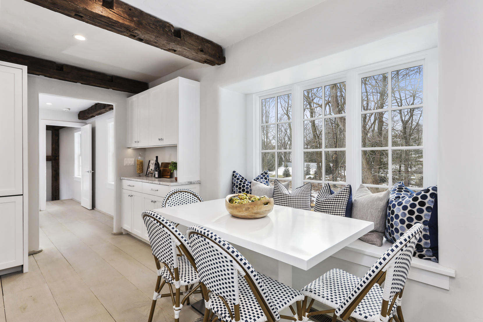 25 Brookside Road Darien, CT 06820 - Photo 6 of 30 a bedroom with furniture and a large window