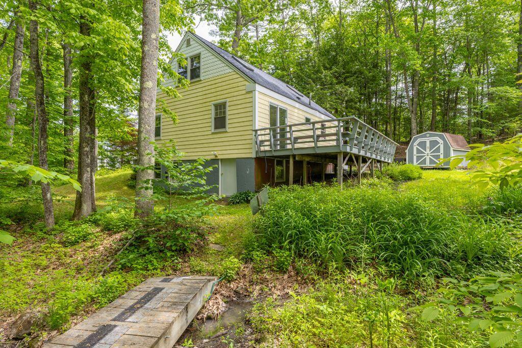 592 Hodsdon Road Pownal, ME 04069 - Photo 32 of 35 rear view of home