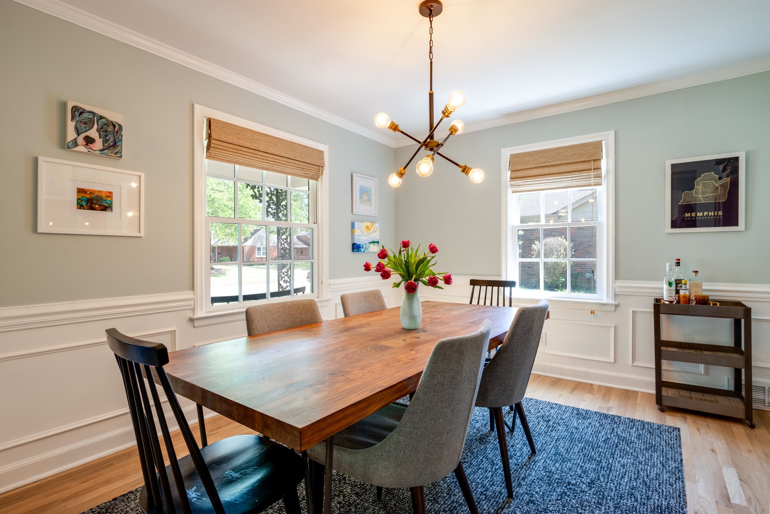 1089 West Perkins Road Memphis, TN 38117 - Photo 6 of 25 a view of a dining room with furniture window and wooden floor