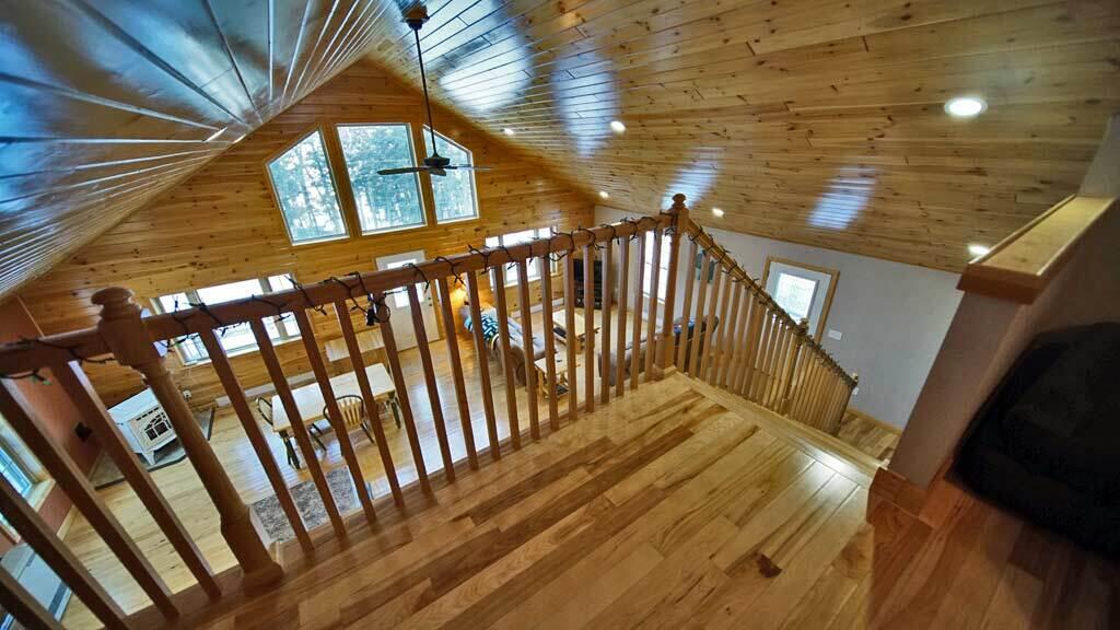 91 Sandy Beach Road Danforth, ME 04424 - Photo 35 of 56 cathedral-loft-me-lake-home