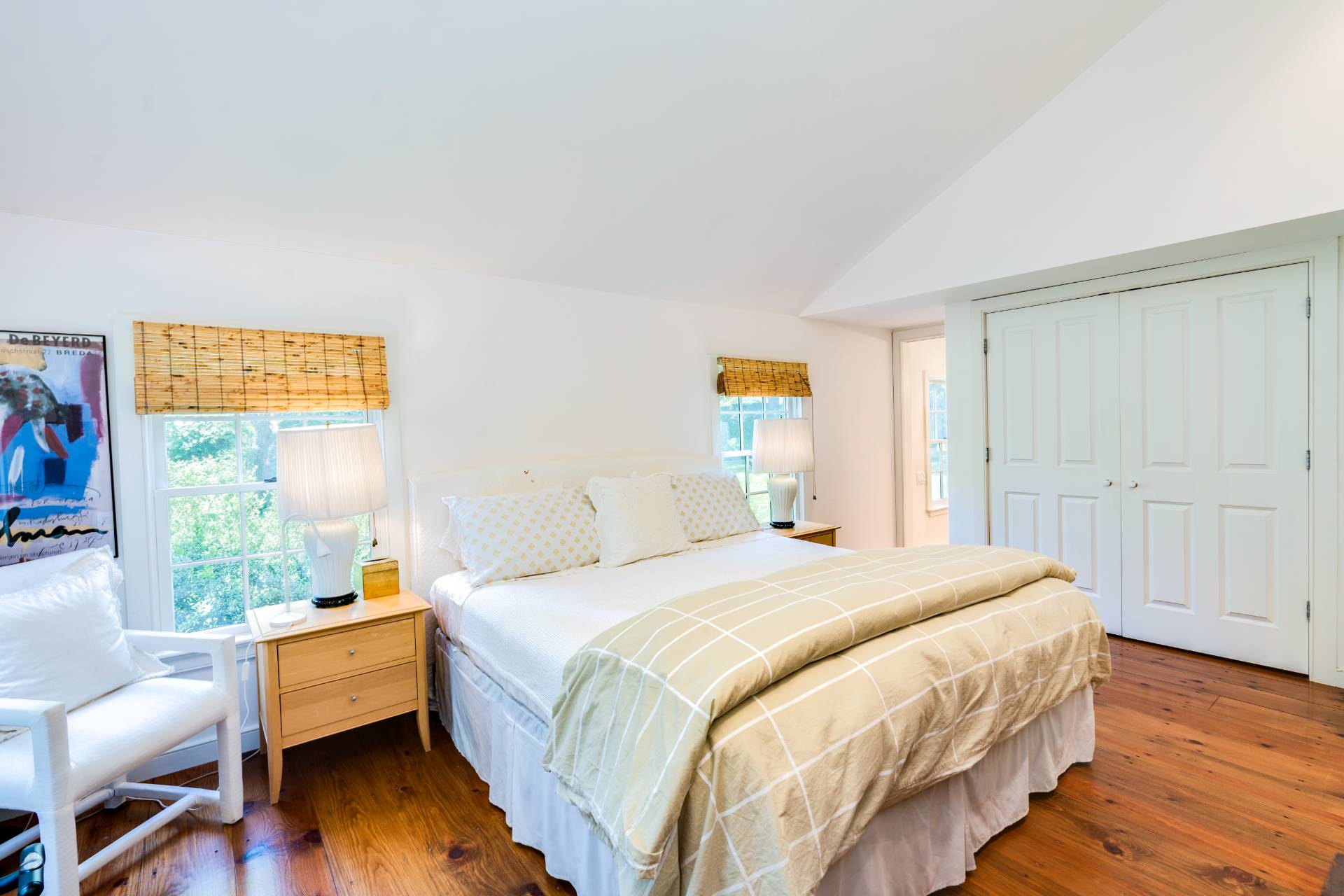 53 Hildreth Lane Bridgehampton, NY 11932 - Photo 26 of 37 a bedroom with a bed and a window