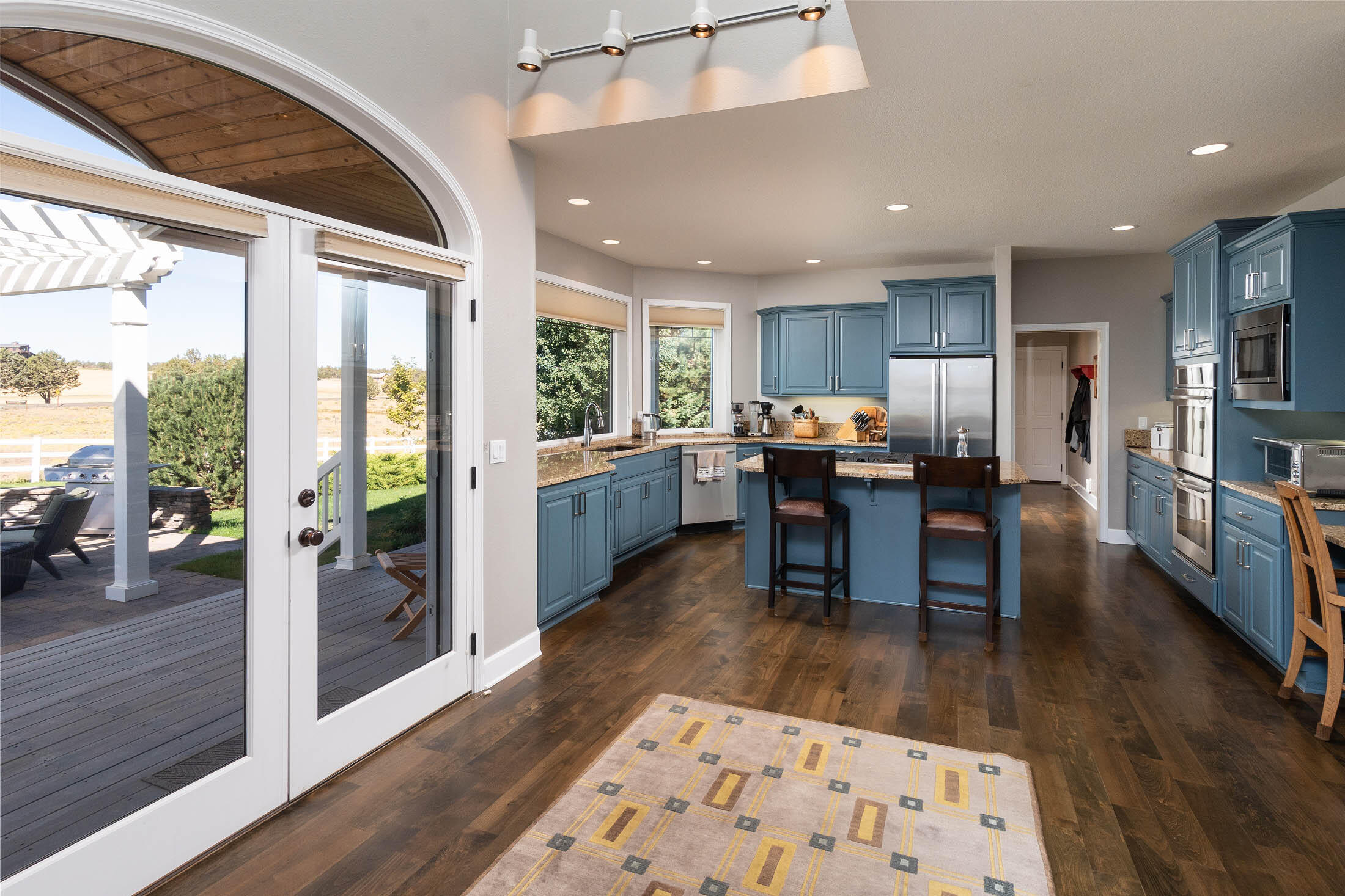 66290 Cline Falls Road Bend, OR 97703 - Photo 7 of 59 A view of the kitchen from the family room.