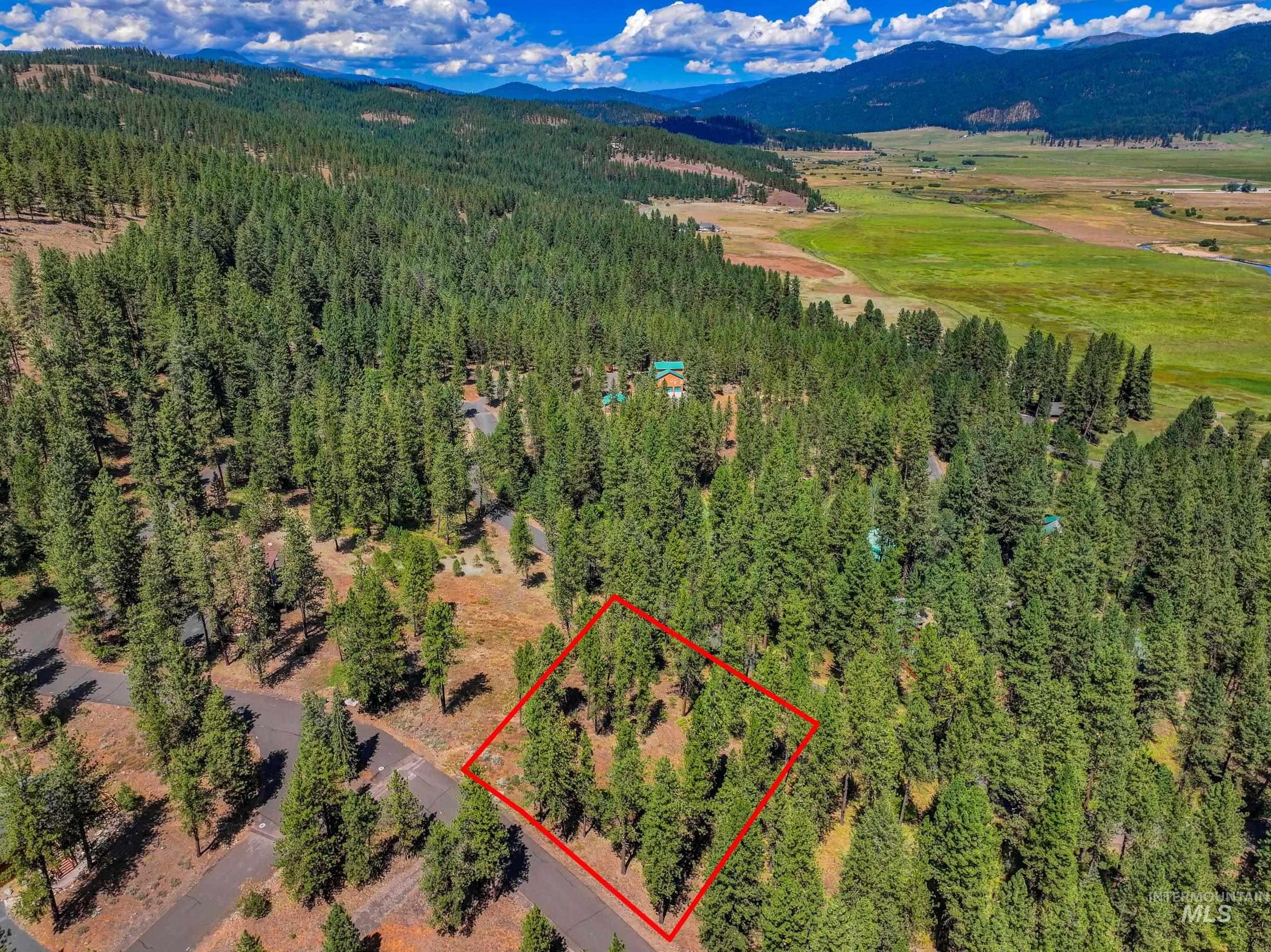 Tbd Syringa Drive New Meadows, ID 83654 - Photo 22 of 29 View of property location with a mountain backdrop and property boundaries highlighted