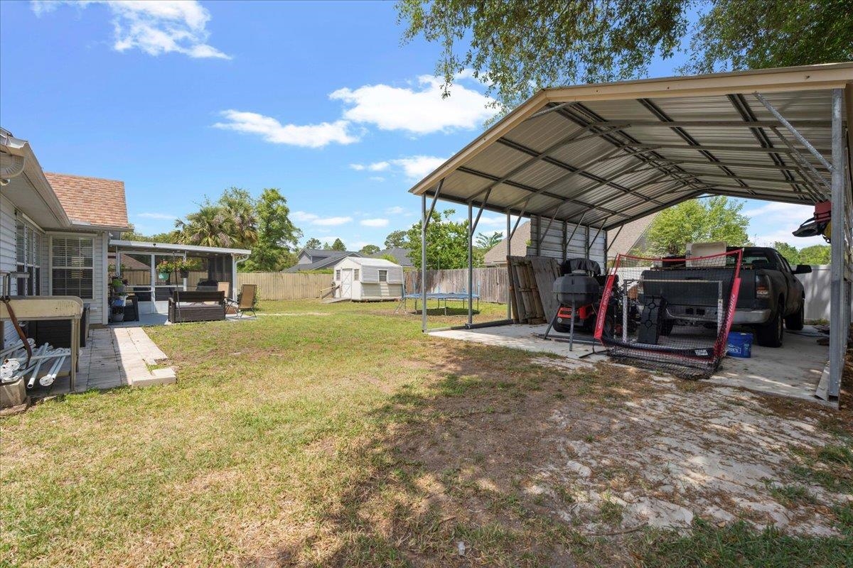 536 Moultrie Wells Road St. Augustine, FL 32086 - Photo 34 of 40 a view of outdoor space yard and patio