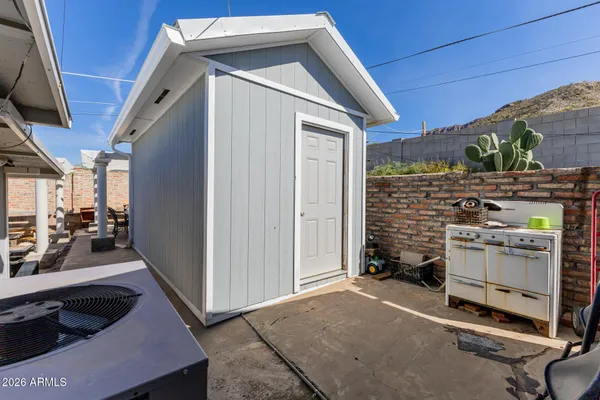 a view of storage and utility room
