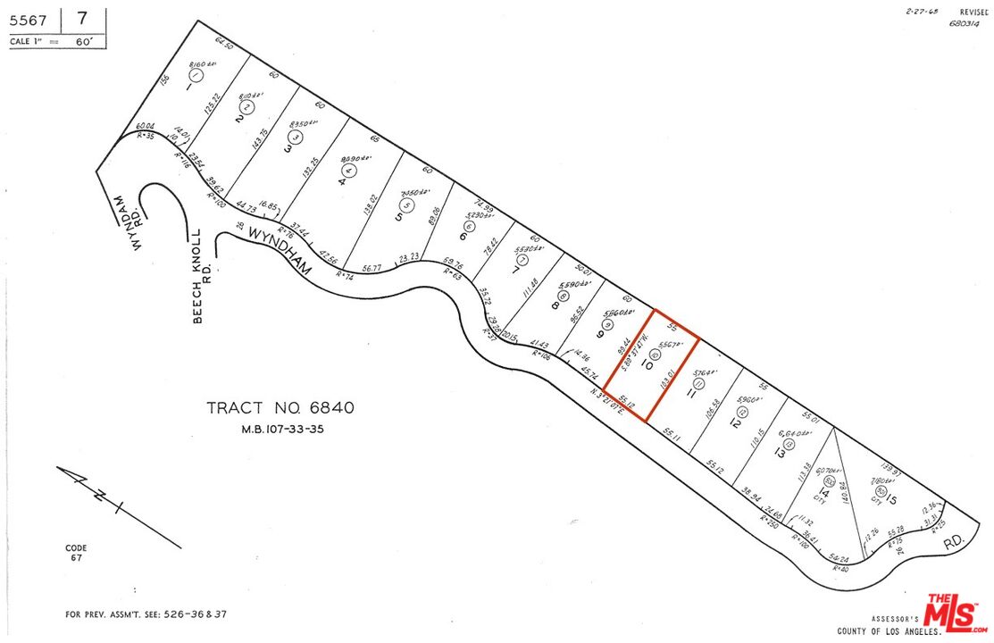 8341 Wyndham Road Los Angeles, CA 90046 - Photo 3 of 3 a picture of a wall with a white wall