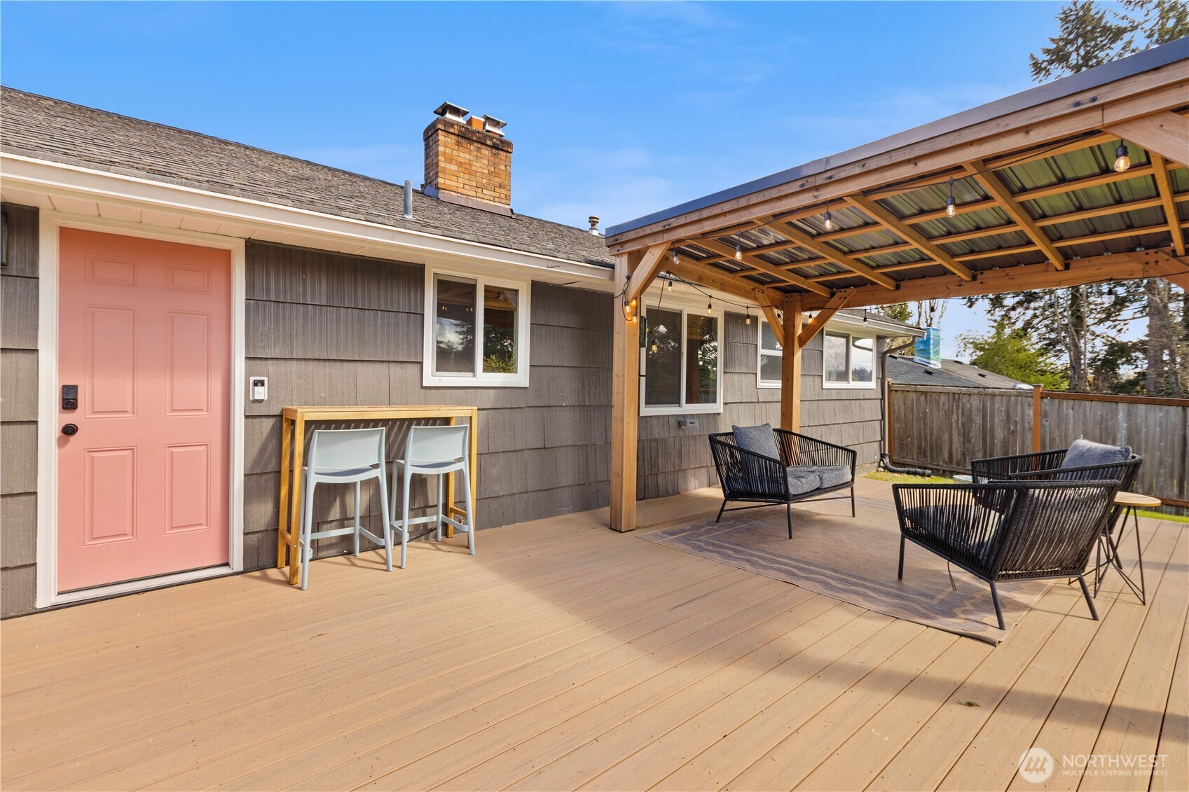 1259 North 173rd Street Shoreline, WA 98133 - Photo 27 of 37 a view of a chairs and table in the patio