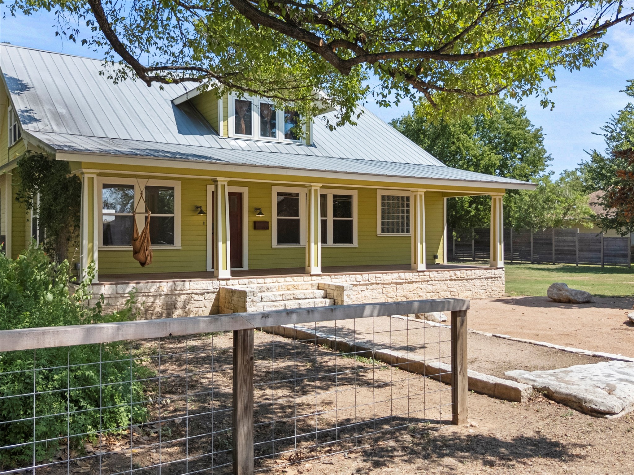 1809 Wilson Street Bastrop, TX 78602 - Photo 2 of 40 a view of a house with backyard and sitting area