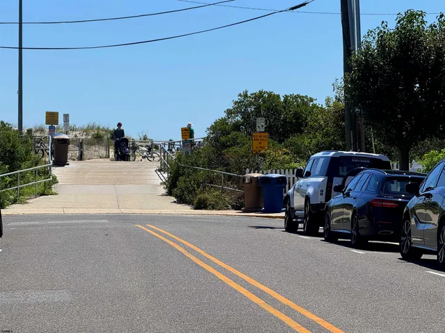 a car parked on the side of the road