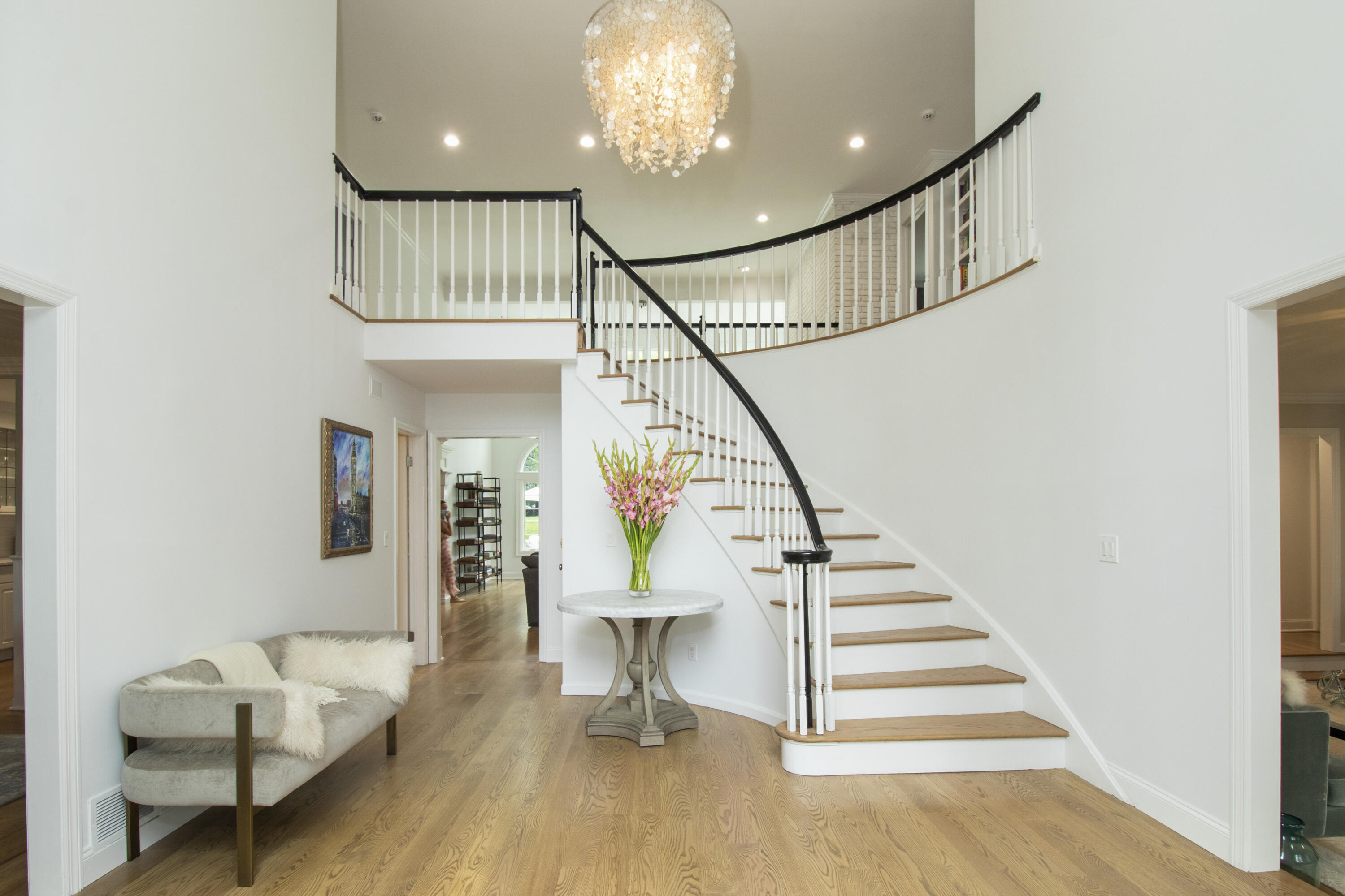 40 Pear Tree Point Road Darien, CT 06820 - Photo 7 of 50 a view of entryway and hall with wooden floor