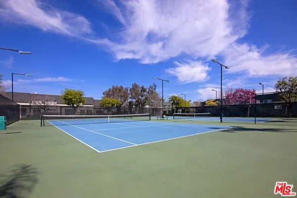 a view of a tennis court