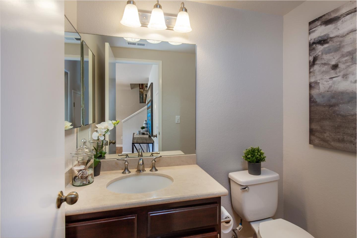 2071 Foxhall Loop San Jose, CA 95125 - Photo 12 of 17 a bathroom with a sink and a toilet