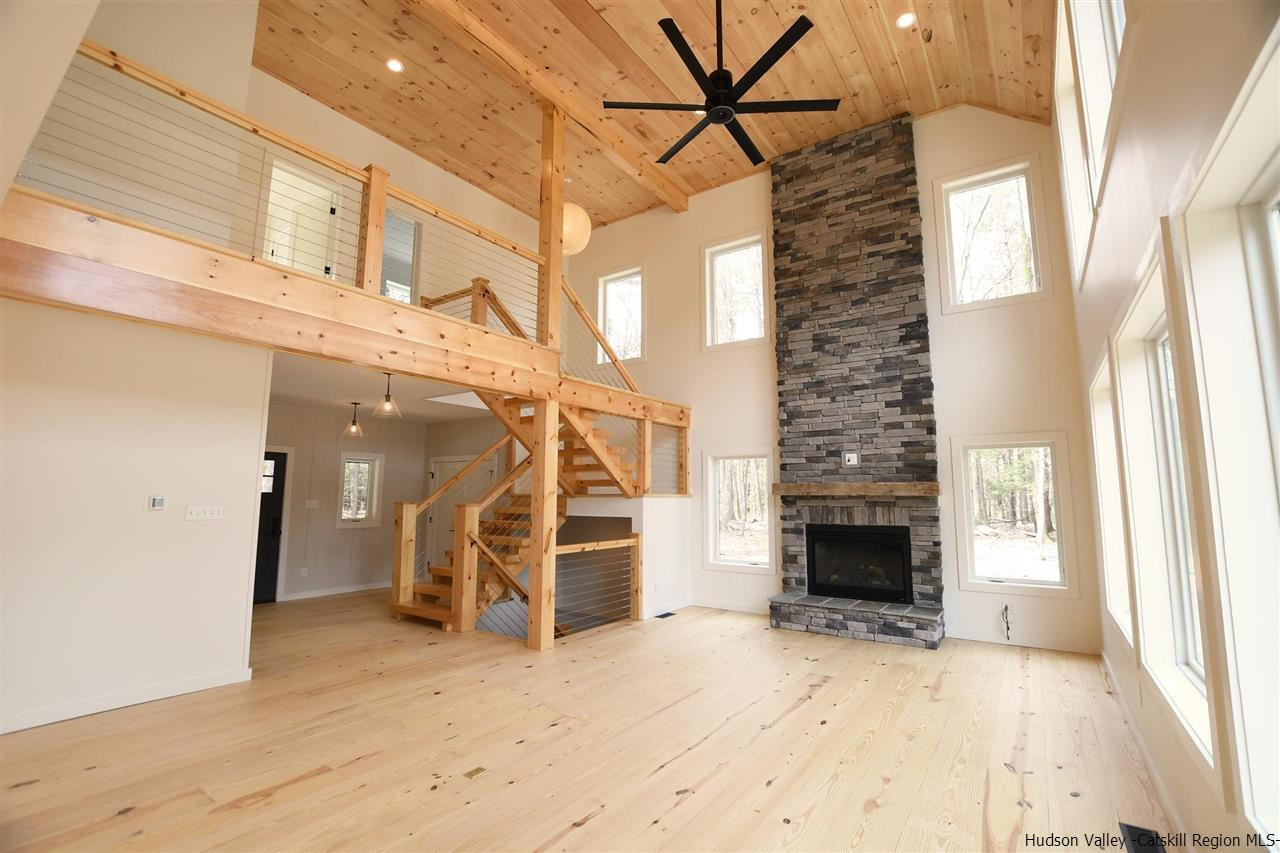 44 Krom Road Olivebridge, NY 12461 - Photo 9 of 33 a view of an entryway with fireplace