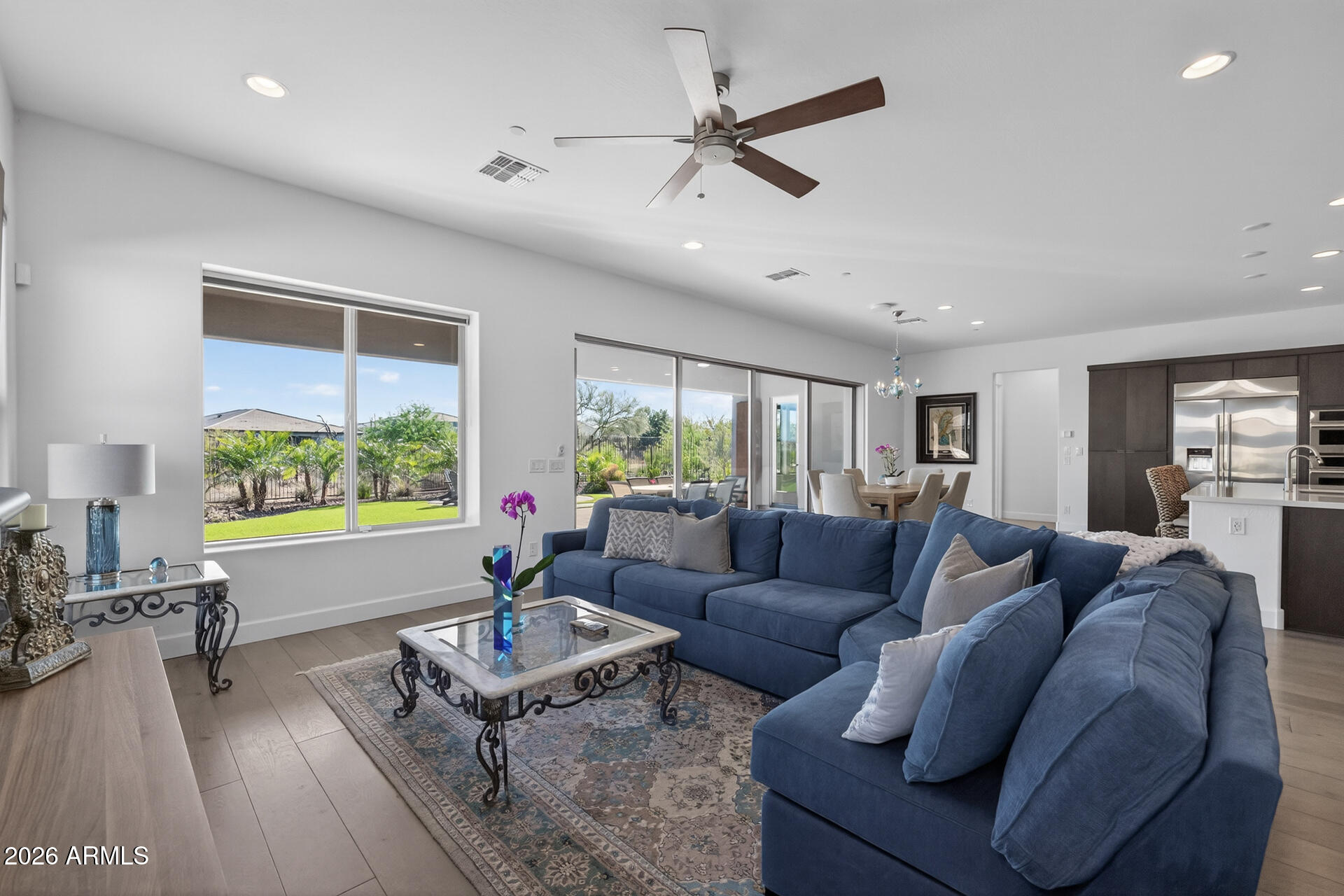 18205 East Juniper Oaks Drive Rio Verde, AZ 85263 - Photo 12 of 77 a living room with furniture and a large window