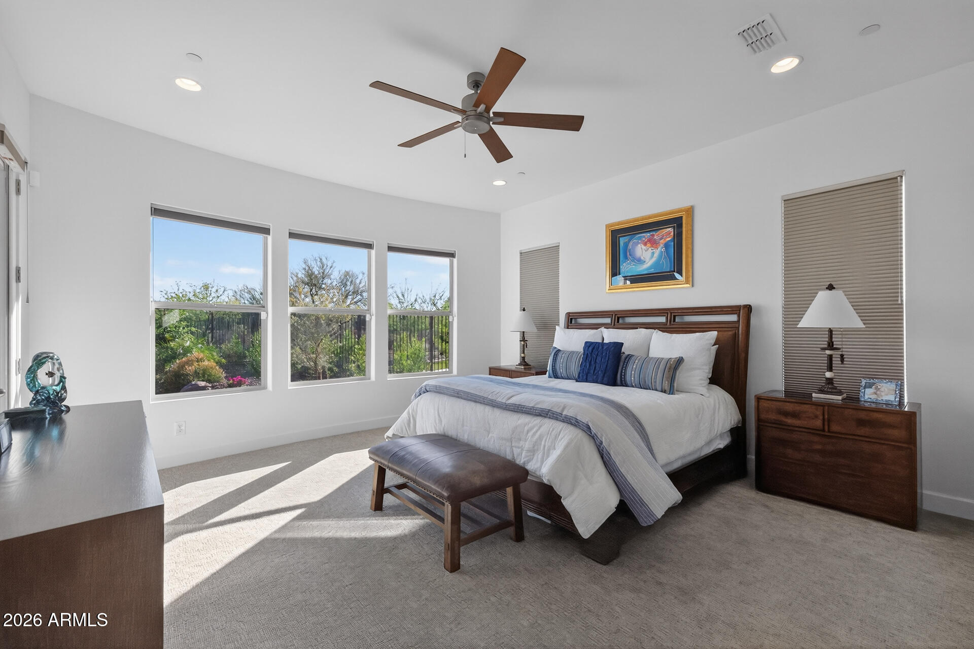 18205 East Juniper Oaks Drive Rio Verde, AZ 85263 - Photo 21 of 77 a spacious bedroom with a bed and a large window