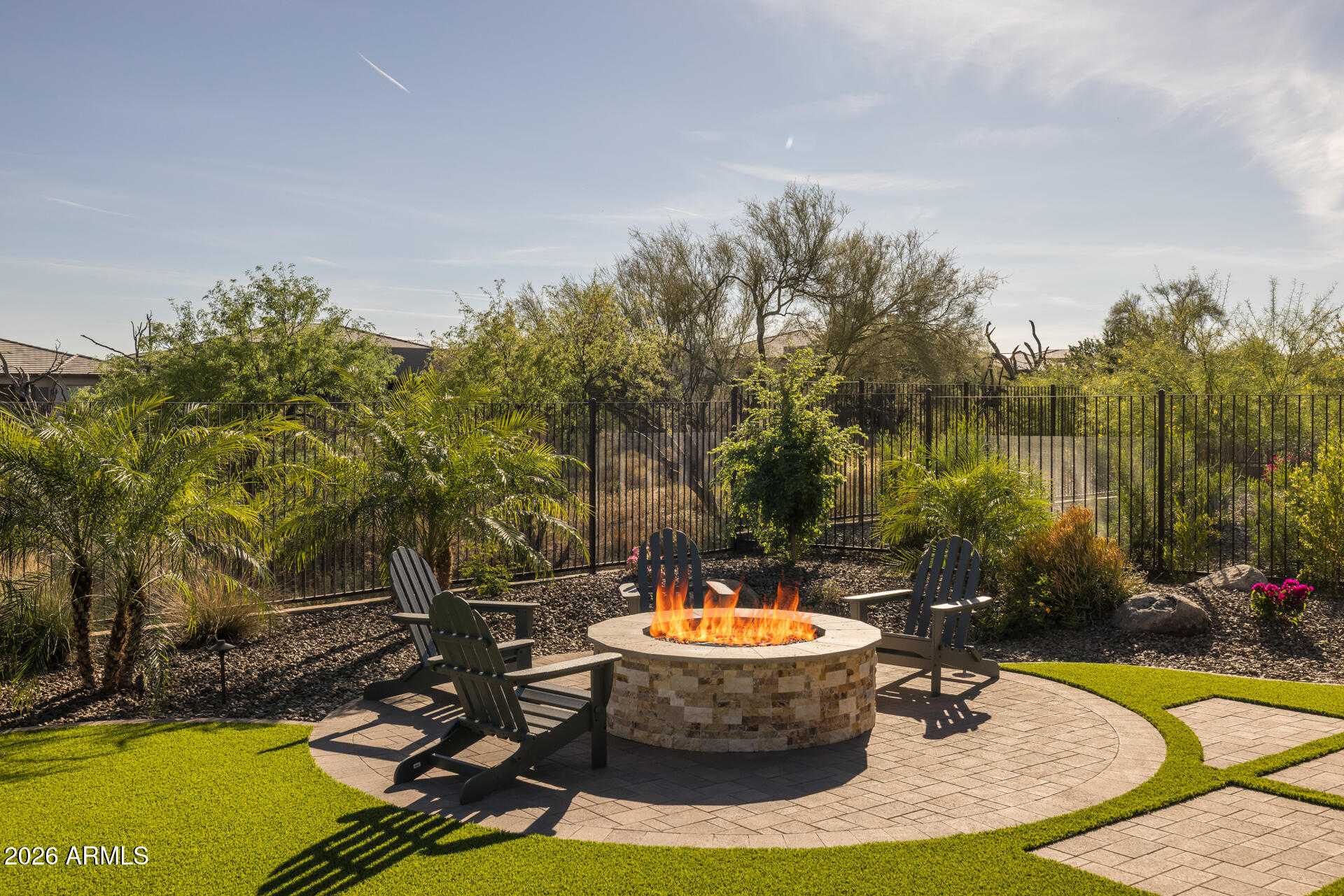 18205 East Juniper Oaks Drive Rio Verde, AZ 85263 - Photo 46 of 77 a view of a swimming pool with a patio