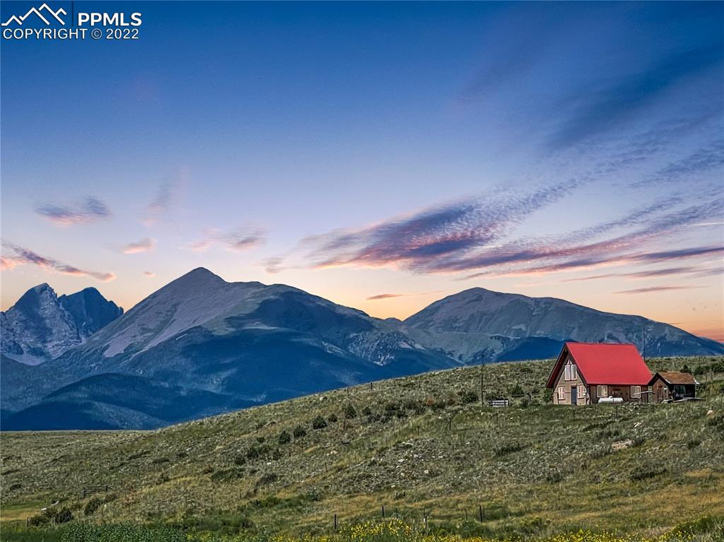 a view of outdoor space and mountain view