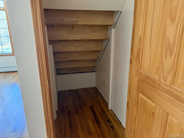 a view of walk in closet