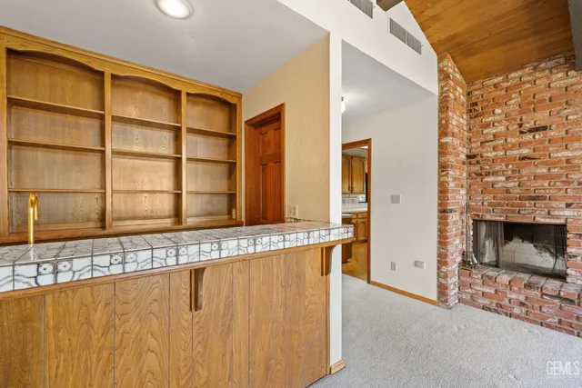 a outdoor living space with furniture