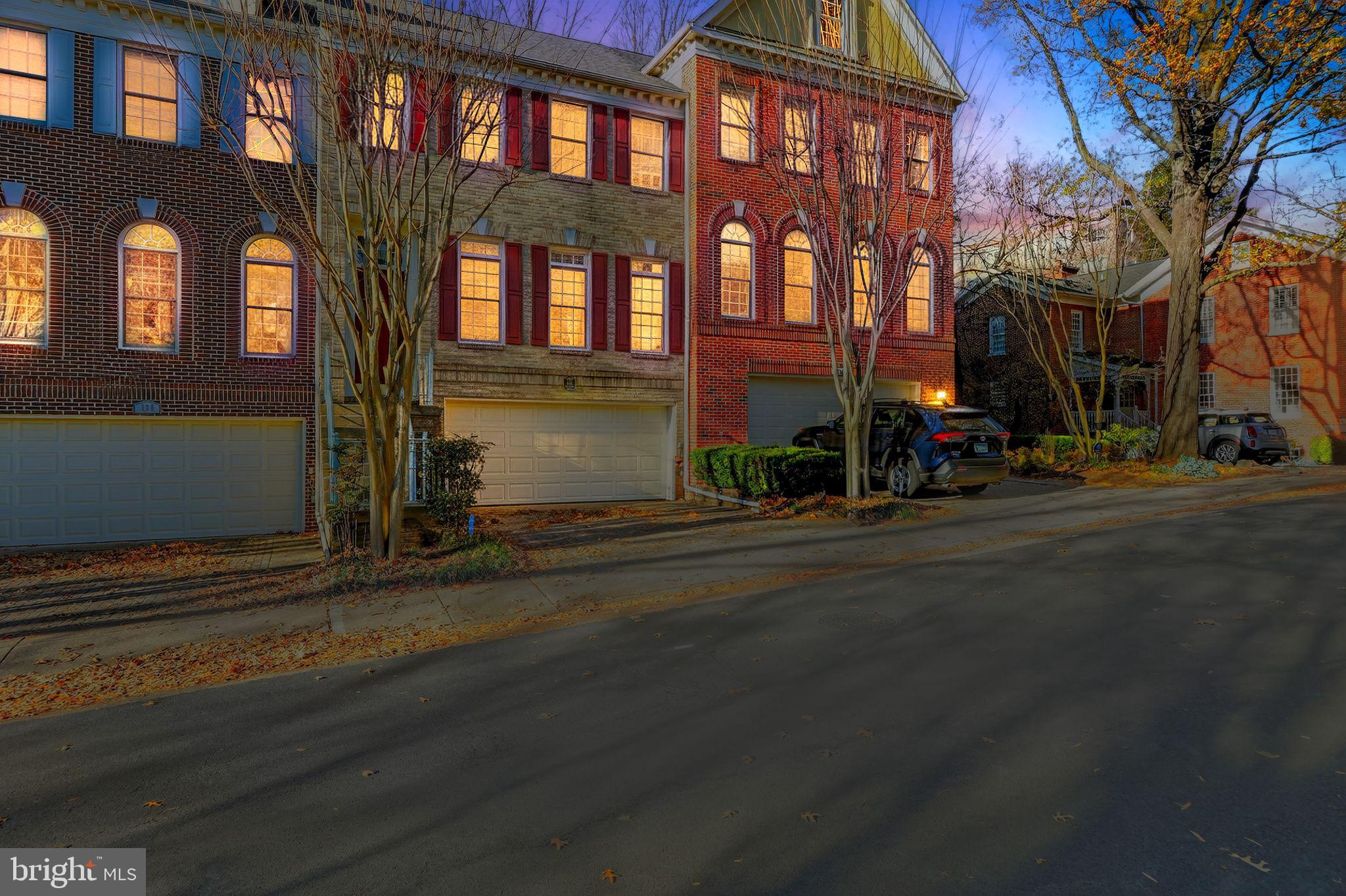 a front view of a building