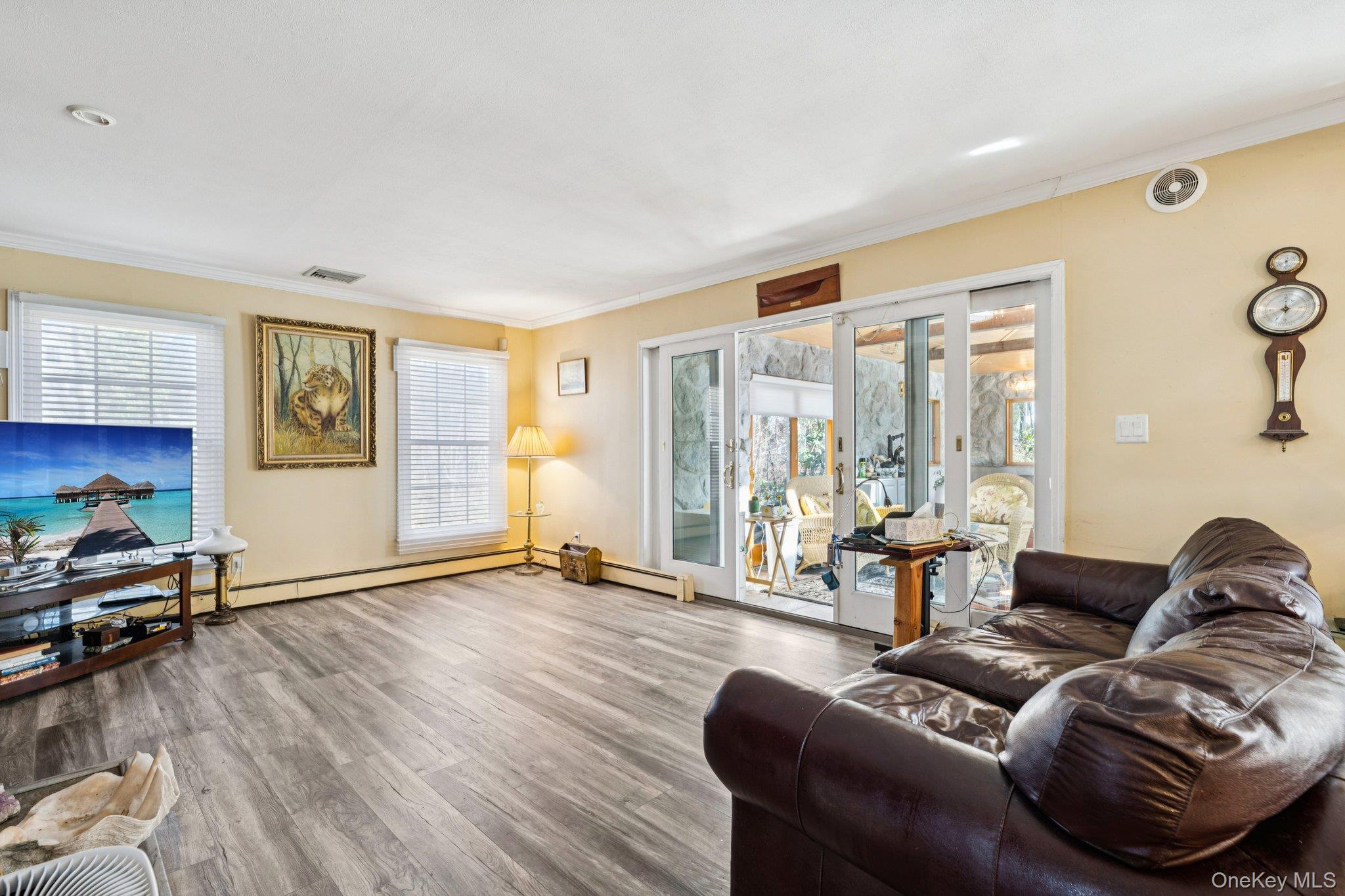 2 3 Pond Road Smithtown, NY 11787 - Photo 8 of 40 Large Den with Sliders to Sun Room