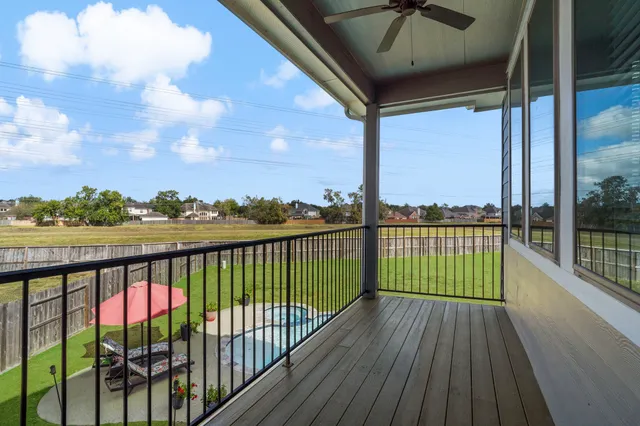 a living room with furniture and window