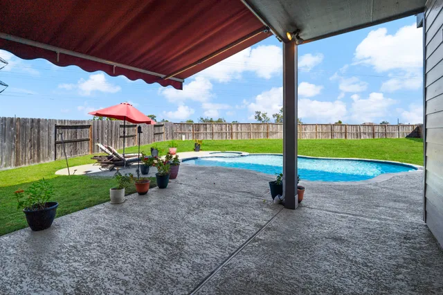 a view of a park with slide