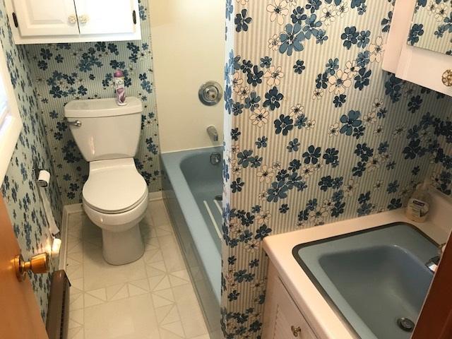 1956 Burma Road Salem, VA 24153 - Photo 19 of 25 a bathroom with a toilet and a sink